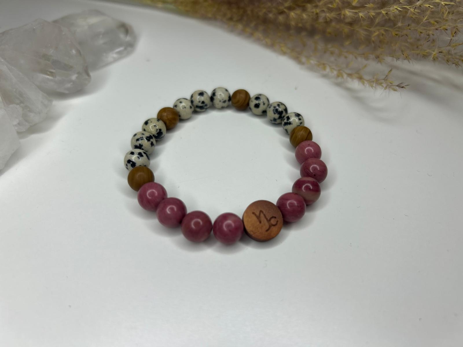 KOZOROH - RODONIT - JASPIS - DŘEVO